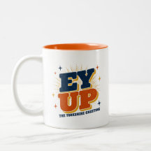 Ey Up - ヨークシャーあいさつレトロデザイン