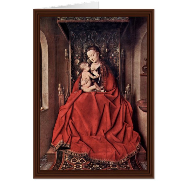 Eyck質1月ヴァン(最も最高のな)著マリアLactans (正面)