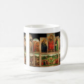 Eyck- 1月vanゲントの祭壇の背後の飾り コーヒーマグカップ (正面右)