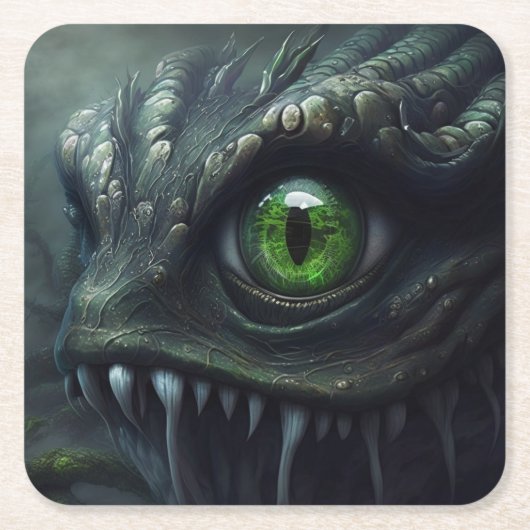 Eye スクエアペーパーコースター (正面)