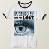 EYE AM LOVE Tシャツ (デザイン正面)