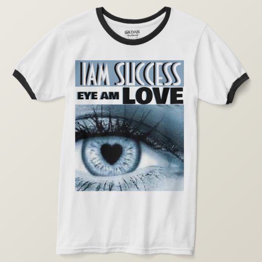 EYE AM LOVE Tシャツ (デザイン正面)