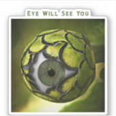 Eye Ball Garden Plant シール (正面)