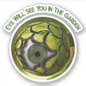 Eye Ball Garden Plant シール (正面)