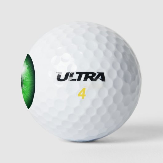 Eye Ball Green Golf Balls ゴルフボール (ロゴ)