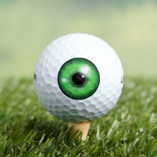 Eye Ball Green Golf Balls ゴルフボール (インサイチュ 木)