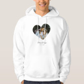 Eye-casing Heart Couple Gold and Black パーカ (正面)