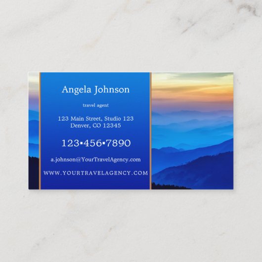 Eye Catch Your Photo Travel名刺 名刺 (裏面)