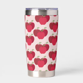Eye Catching Apple Pattern Insulated Drink Tumbler 保温保冷タンブラー