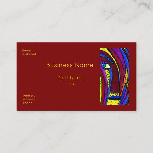 Eye Catching Business Cards 名刺 (正面)