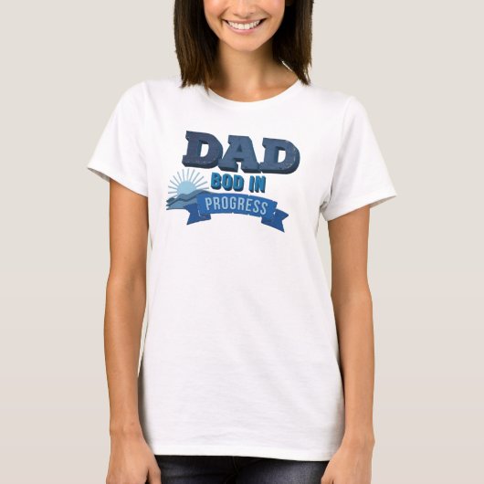 Eye-Catching DAD BOG PROGRESS アート作品 Tシャツ (正面)