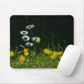 Eye Catching Daisy Flower Mouse Pad for Office Com マウスパッド (マウス)