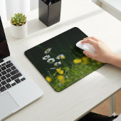Eye Catching Daisy Flower Mouse Pad for Office Com マウスパッド