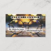 Eye Catching Ophthalmologist or Optometrist 名刺 (正面)