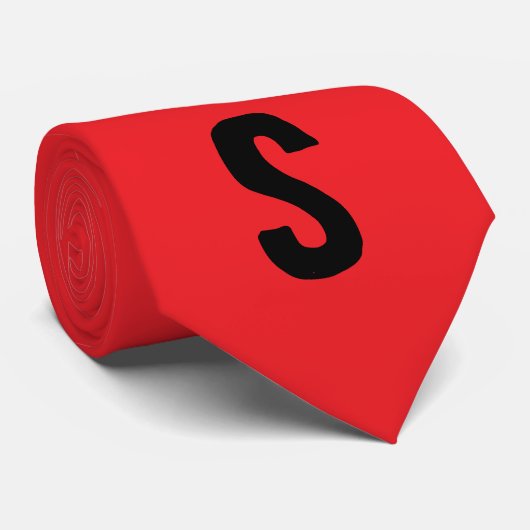 Eye catching unique random fashionable red black ネクタイ (ロール)