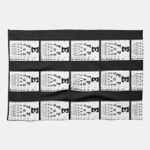 Eye Chart Optometrist キッチンタオル (横)