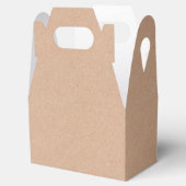 Eye Chasing Kraft Style Gift Ready Gable Box Desig フェイバーボックス (オープン)