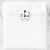 Eye Doctor Birthday Thank You For Celebrating  ラウンドシール (バッグ)