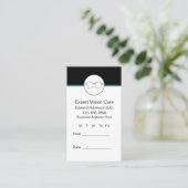 Eye Doctor Ophthalmologist Appointment Cards 名刺 (スタンド正面)