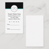 Eye Doctor Ophthalmologist Appointment Cards 名刺 (正面/裏面)
