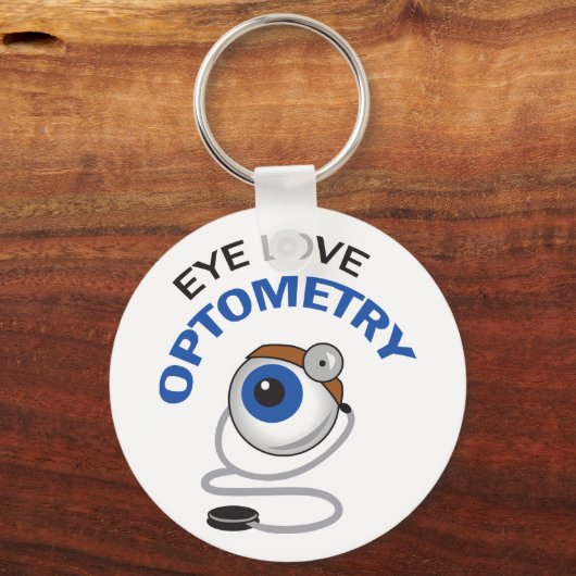 Eye Love Optometry キーホルダー (正面)
