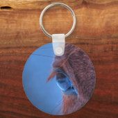 Eye of Chestnut Horseの写真ウマ科の キーホルダー (正面)