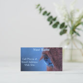 Eye of Chestnut Horseの写真ウマ科の 名刺 (スタンド正面)