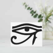 Eye of Horusエジプトの神のギフトアイディア ポストカード (スタンド正面)