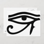 Eye of Horusエジプトの神のギフトアイディア ポストカード (正面/裏面)