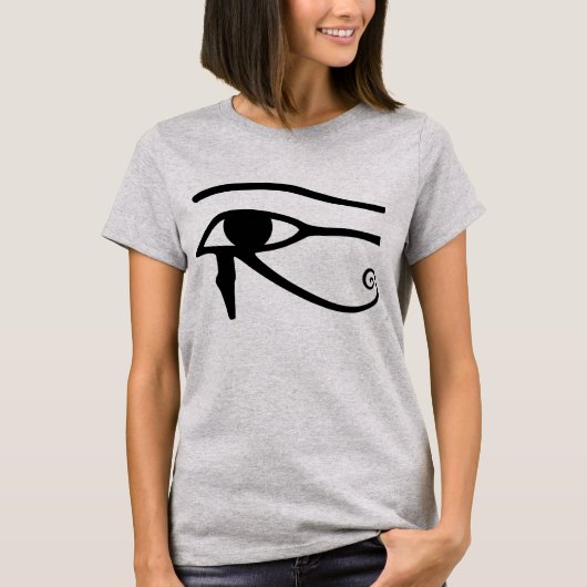 Eye of Horus – 女性のベラの花の筋肉タンクのトップ Tシャツ (正面)