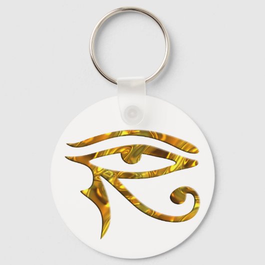 Eye Of Horus -金ゴールド キーホルダー (正面)