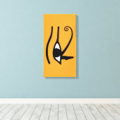 Eye of Horus – Anch – Lebensschlüssel –Hieroglyphs キャンバスプリント (インサイチュ (ウッドフロア))