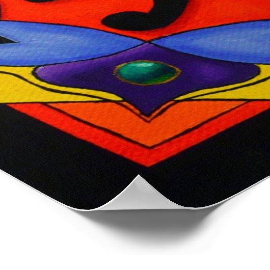 Eye Of Horus Canvas Print ポスター (角)
