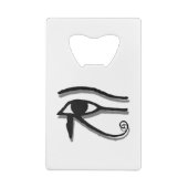 Eye Of Horus Egyptianシンボルインクスケッチ クレジットカード栓抜き (裏面)