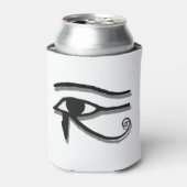 Eye Of Horus Egyptianシンボルインクスケッチ 缶クーラー (缶正面)