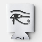 Eye Of Horus Egyptianシンボルインクスケッチ 缶クーラー (裏面)