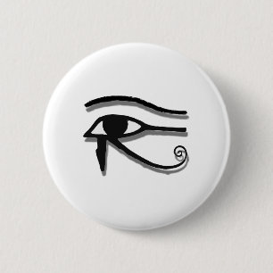 Eye Of Horus Egyptianシンボルインクスケッチ 缶バッジ