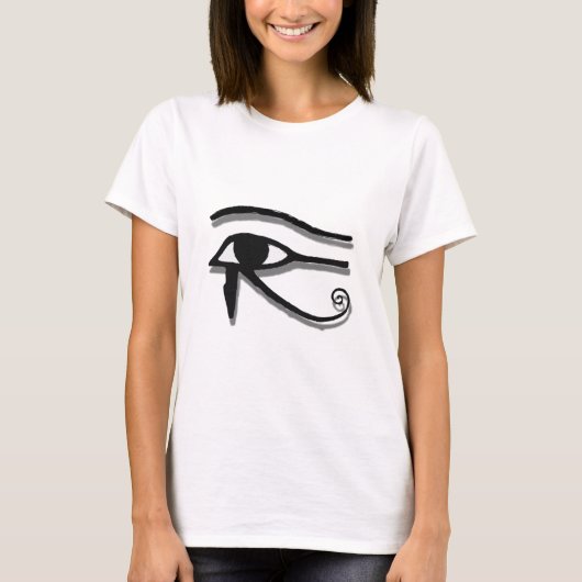 Eye Of Horus Egyptianシンボルインクスケッチ Tシャツ (正面)