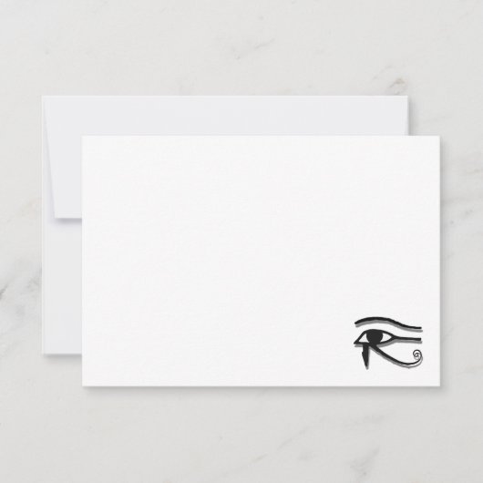 Eye Of Horus Egyptian Symbol Custom Blank ノートカード (正面)