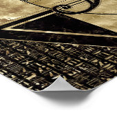 Eye of Horus - Golden Ratio ポスター (角)