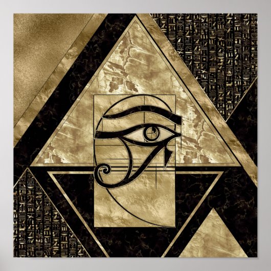Eye of Horus - Golden Ratio ポスター (正面)