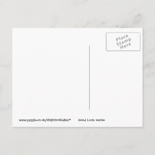 Eye of Horus Good Luckはがき 案内ポストカード (裏面)