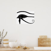 Eye of Horus – Horusauge Hieroglyphs Hyroglyphen ポスター (キッチン)
