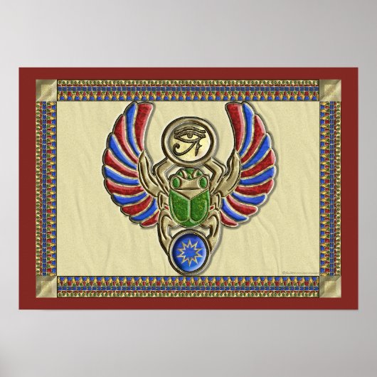 Eye of Horus Scarabポスター ポスター (正面)