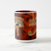 Eye of Horus Wadjetエジプトアートマグ マグカップ (中央)