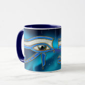 Eye of Horus Wadjetエジプトアートマグ マグカップ (正面左)