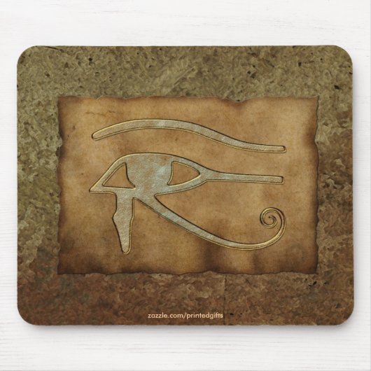 EYE OF HORUS, WADJETエジプトマウスパッド マウスパッド (正面)