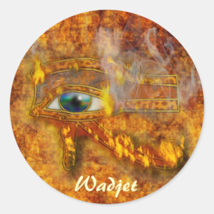 Eye of Horus Wadjetエジプト美術シール ラウンドシール