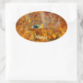 Eye of Horus Wadjetエジプト美術シール 楕円形シール (バッグ)