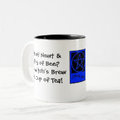 Eye of Newt & Sting of Bee?魔女の醸造… ツートーンマグカップ (正面左)